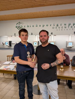 Siegerehrung SSG Vereinsmeisterschaft 2025